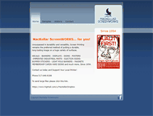 Tablet Screenshot of mackellarscreenworks.com